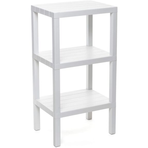 Etagère Lombok 3 niveaux blanc 29 x 38 x 73,5 cm