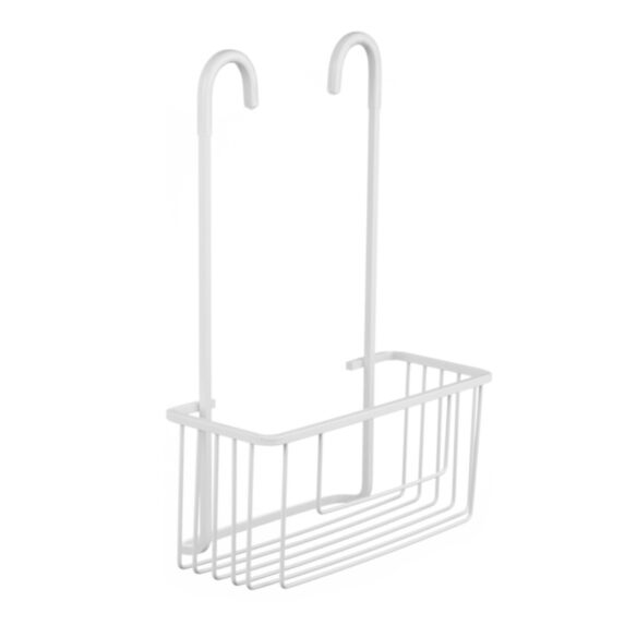 Valet de douche alu blanc 1 niveau - TATAY