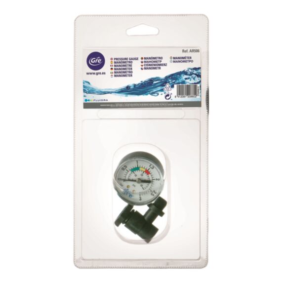 Manomètre AR506 pour filtration à sable de piscine - GRE
