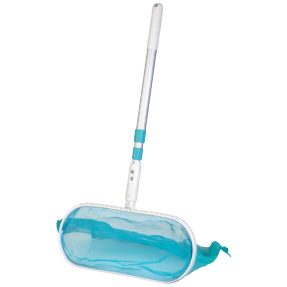 Epuisette de fond piscine + manche aluminium 122cm - GRE