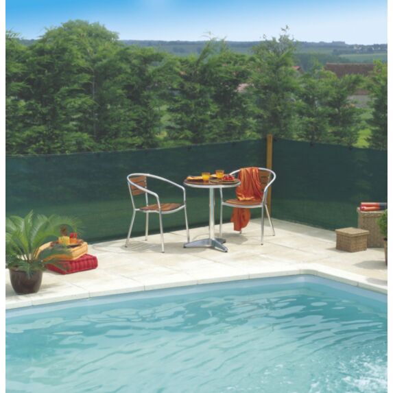 Brise vue pe tisse 1x3m vert - INTERMAS