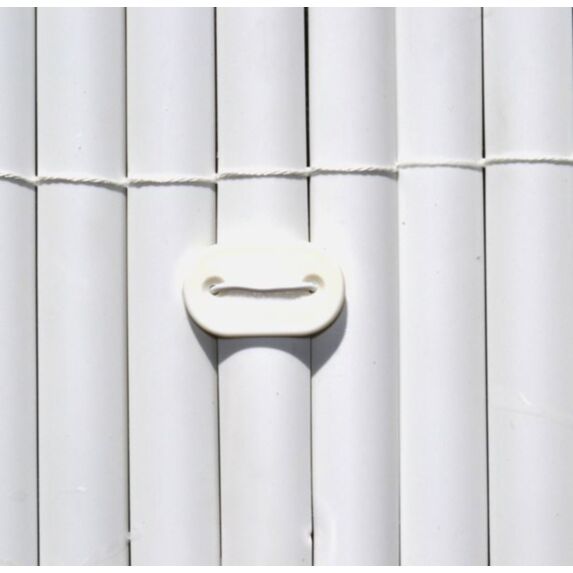 FIXCANE 26 fixations pour canisses Blanc 