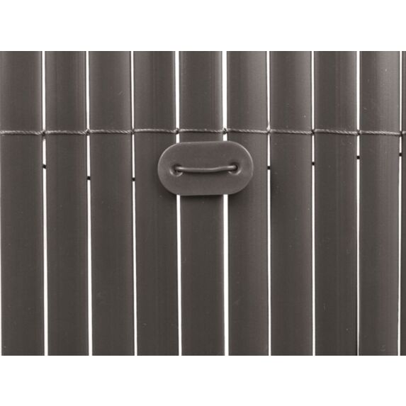 26 fixations pour canisses Fixcane Gris - INTERMAS