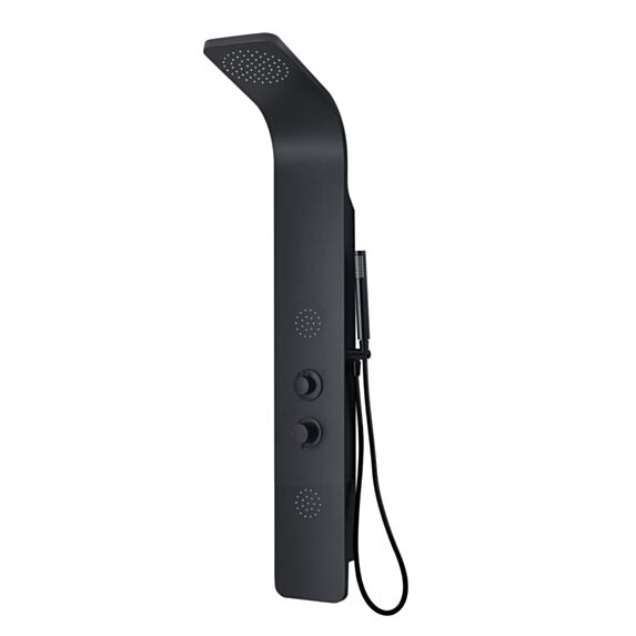 Colonne aluminium noire