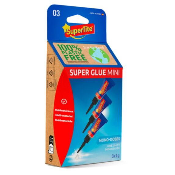 Colle instantanée super glue monodose 3x1g - SUPERTITE