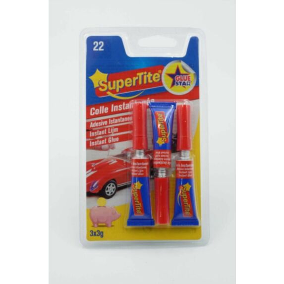 3 Tubes de Colle instantanée liquide 3g - SUPERTITE