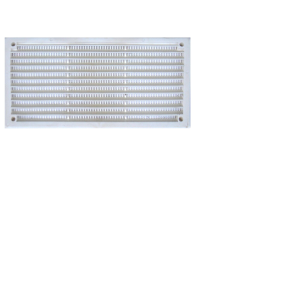 Grille aération inox à visser 8,6x16,5cm