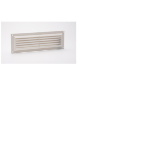 Grille aération blanc à visser 9x26cm