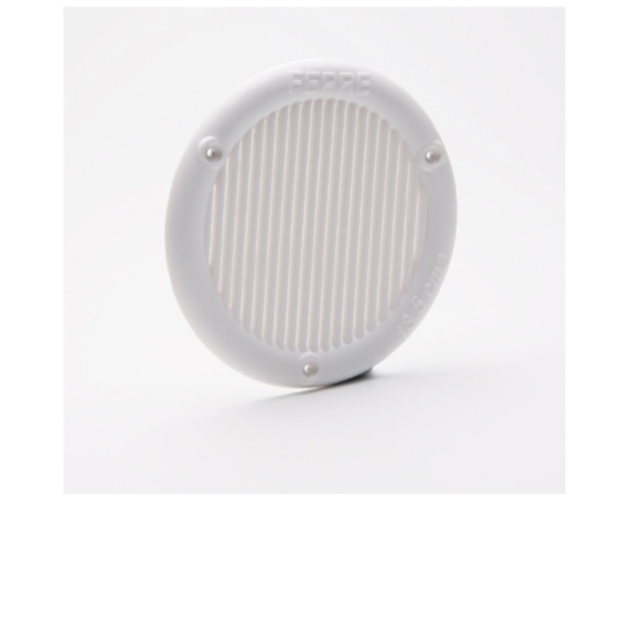 Grille aération blanc à visser Ø 10.3cm