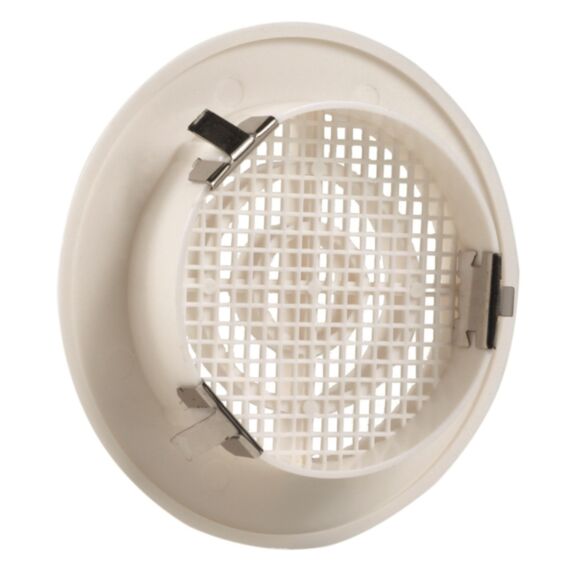 Grille aération beigeà clipser Ø 12,1cm