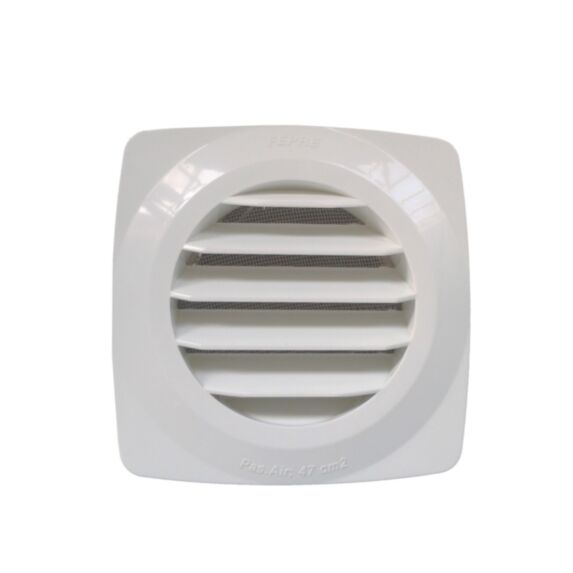 Grille aération blanc à clipser Ø 13,8cm