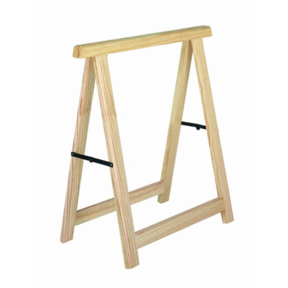 Tréteau en pin massif professionnel 75,5x73,5cm - ASTIGARRAGA