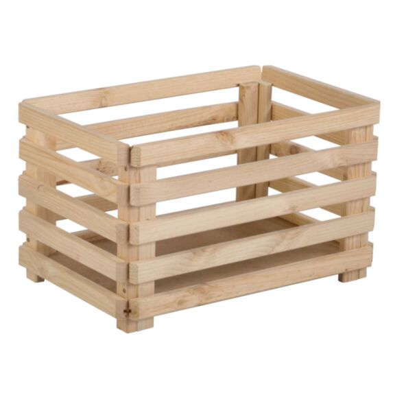 Coffre empilable en pin massif