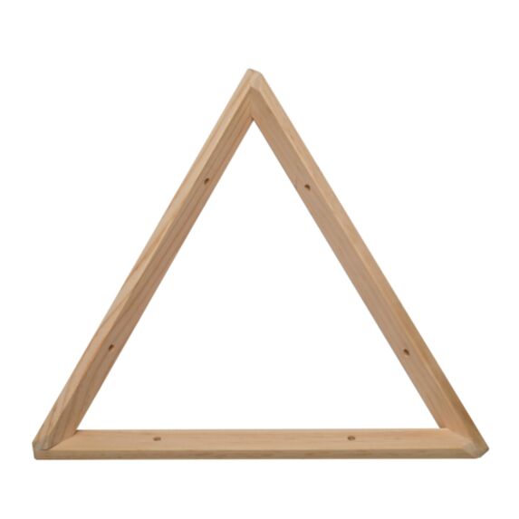 Equerre en pin massif 30x30x30cm