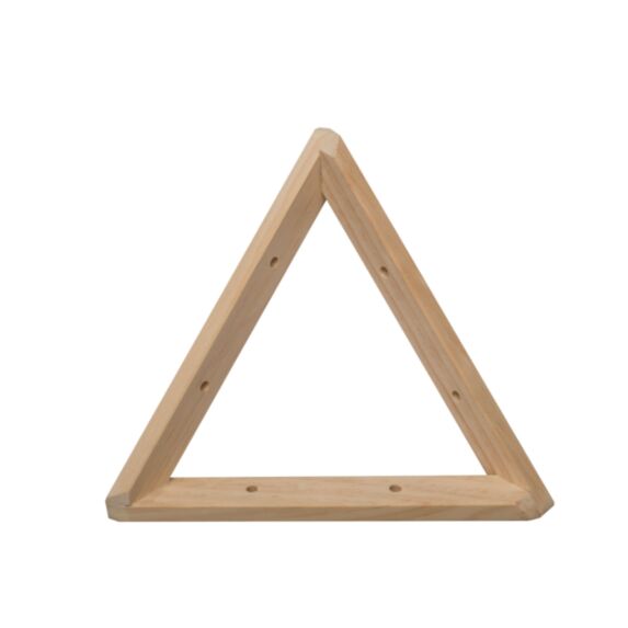 Equerre triangle en pin massif 20x20x20cm