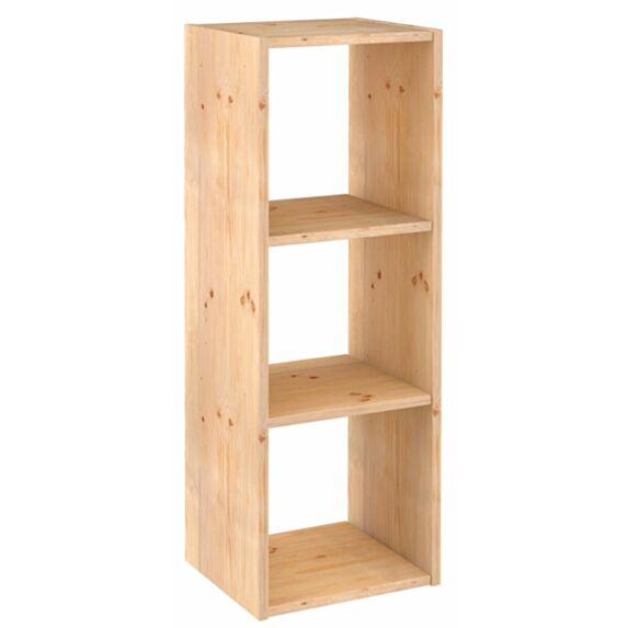 Etagère Modulaire Dinamic 3 cubes Pin Massif 105,4x36,2x33cm