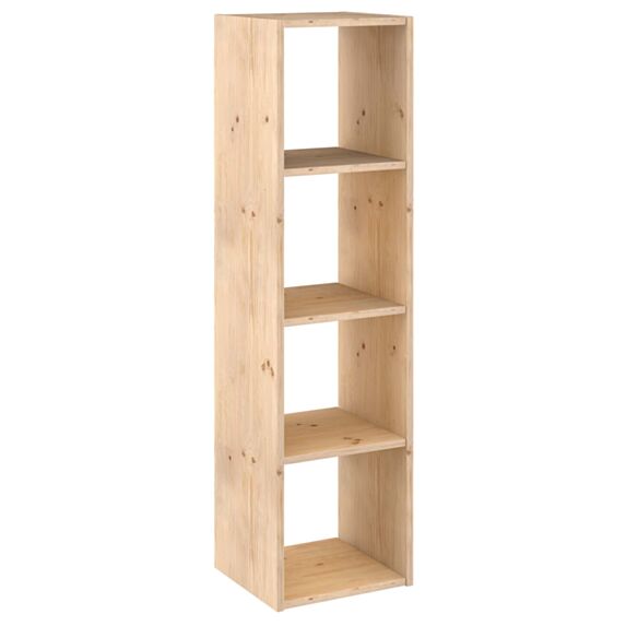 Etagère Modulaire Dinamic 4 cubes Pin Massif 140x36,2x33cm
