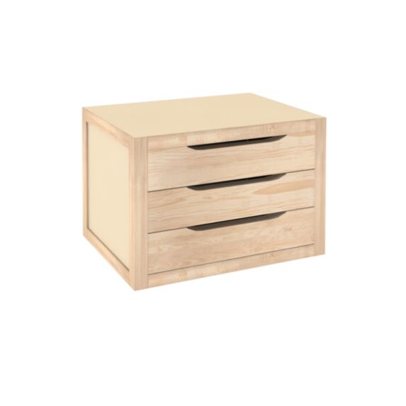 Bloc 3 tiroirs Natura