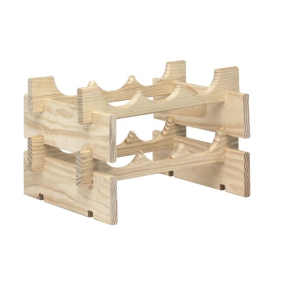 Casier à bouteilles empilable 6 bouteilles