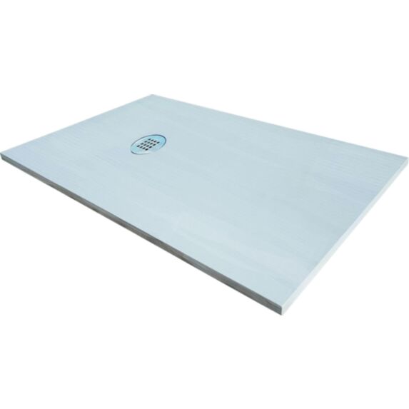 Receveur de douche Texture Naturel 80x120x3cm blanc