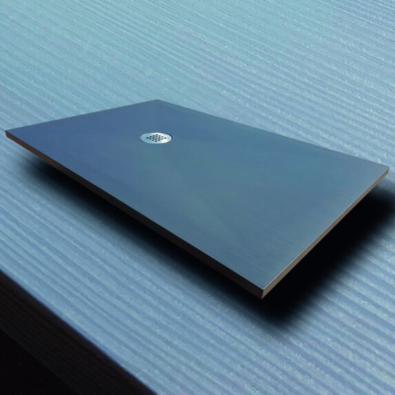 Receveur extra plat Pio 120 x 80 x 3 cm graphite texturé - EGORE