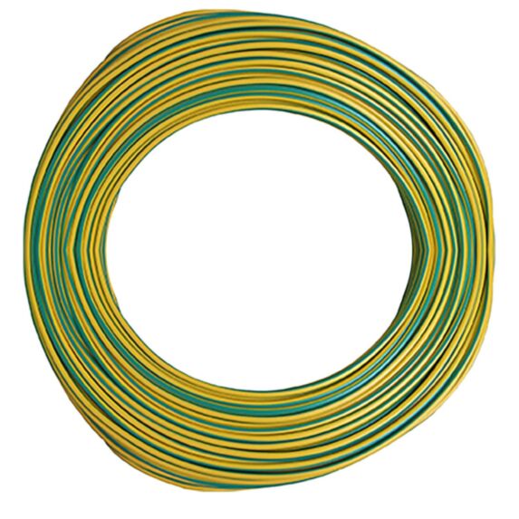 Câble électrique HO7VU 1,5mm² vert/Jaune (vendu au m) - ELECTRALINE