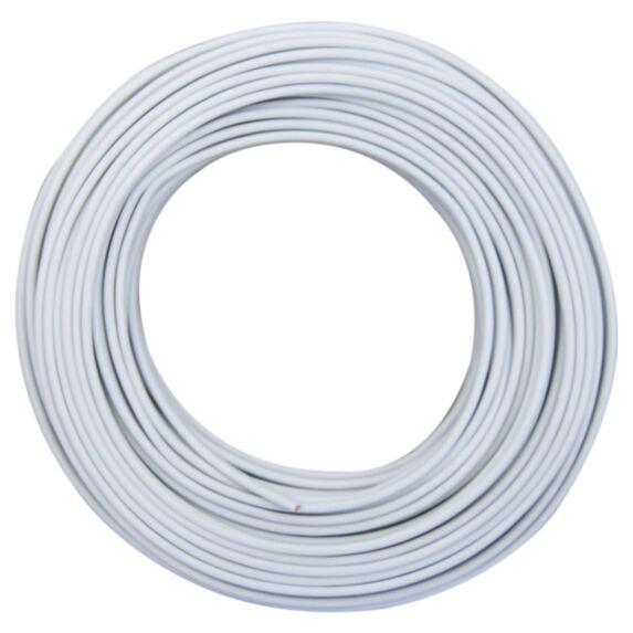 Câble d'installation H05VV-F 3G2.5 50m couronne Blanc