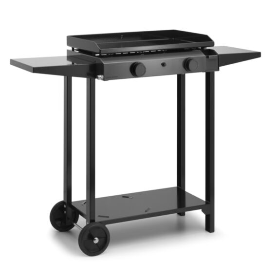 Chariot pour plancha Base 60 Acier 119,4x48x85,7cm Noir - FORGE ADOUR