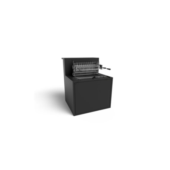Meuble Grill Cuisine extérieure Bar Acier 90x97,2x112,5cm Noir - FORGE ADOUR