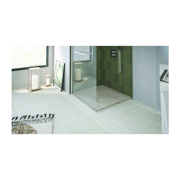 Receveur de douche Nola 3 résine nature 90x90x3cm - ONDEE