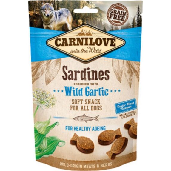 Friandises chien sardines/ail 200gr - CARNILOVE