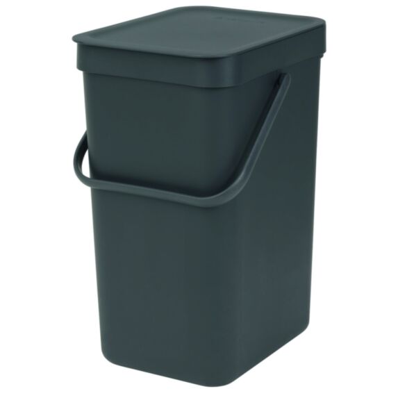 Poubelle Cuisine Sort&Go 12L Gris - BRABANTIA