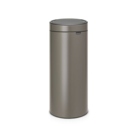 Poubelle de Cuisine Touch Bin New 30L Platinium