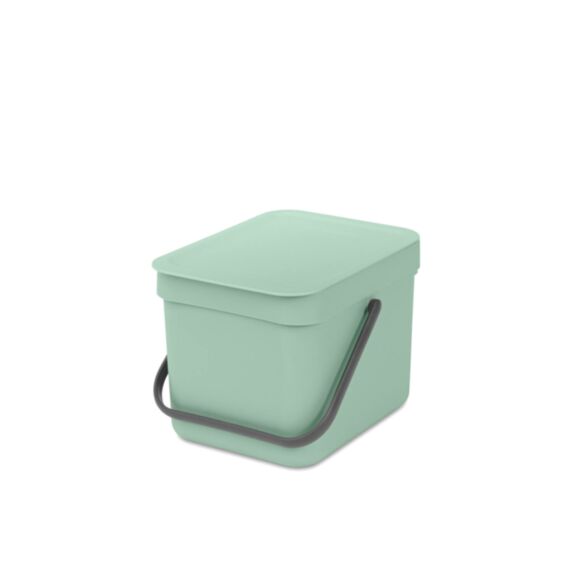 Poubelle de cuisine Sort & Go 6L Vert Jade - BRABANTIA