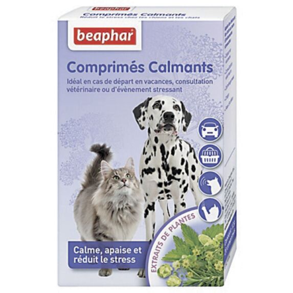 Comprimé calmant naturel valériane chien et chat x20 - BEAPHAR