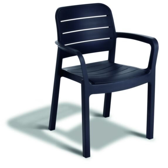 Fauteuil Tisara résine graphite