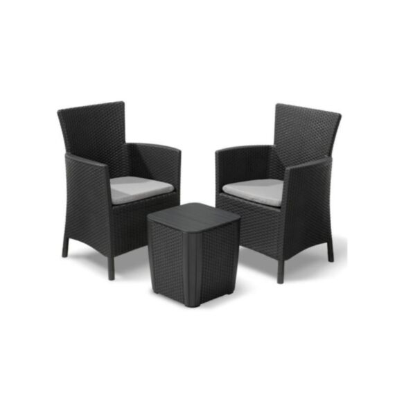 Salon de jardin résine 2 places IOWA - ALLIBERT