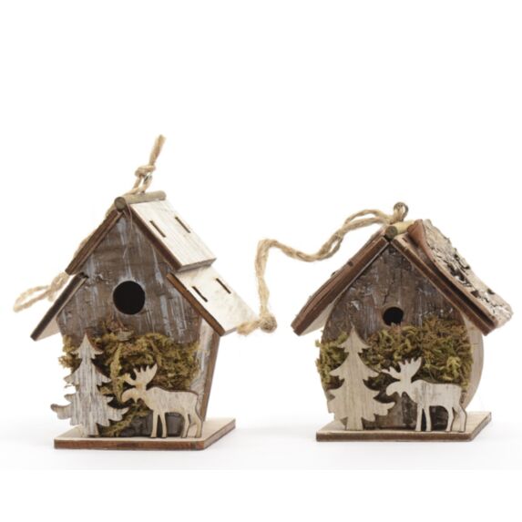 Nichoir écorce renne