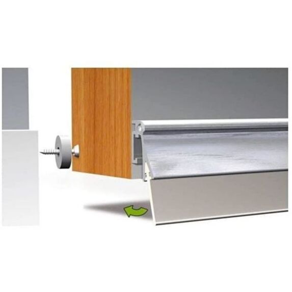 Bas de porte automatique en aluminium 93 CM