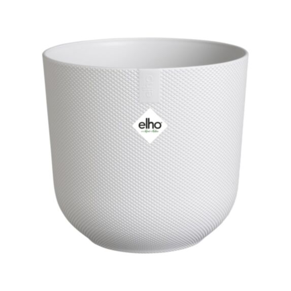 Cache-Pot de fleurs Jazz Rond Blanc Soie Ø26cm