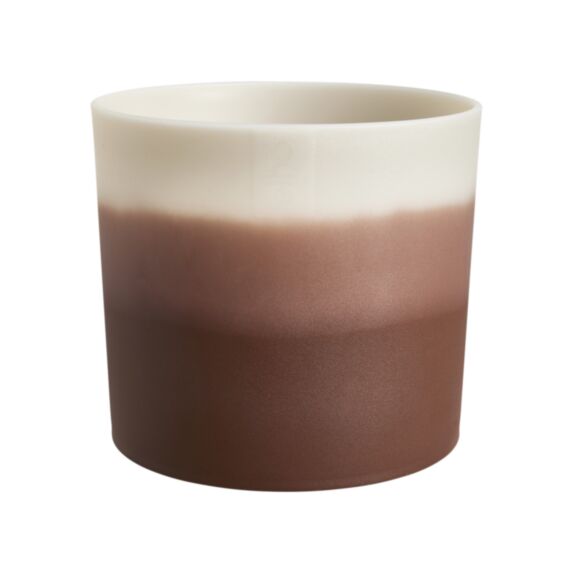 Pot Colour Gradient rond 14cm marron cèdre - ELHO