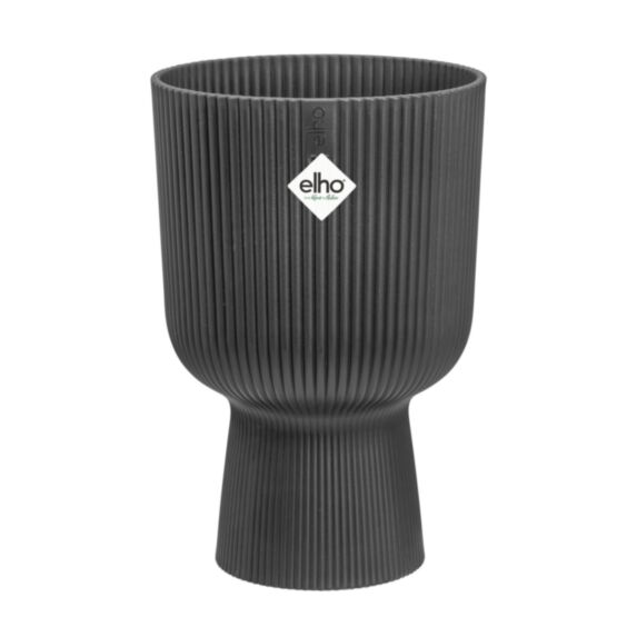 Pot Vibes Fold Coupe en plastique recyclé 30cm anthracite - ELHO