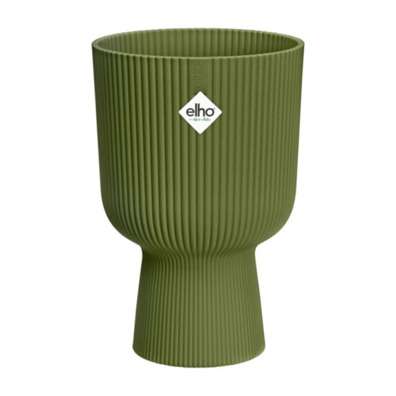 Pot Vibes Fold Coupe en plastique recyclé 30cm vert fougère - ELHO
