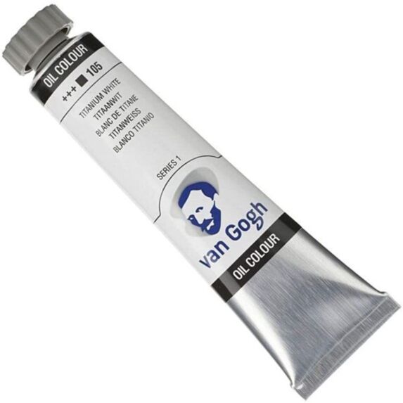 Peinture à l'huile tube 20ml vert jaunâtre 617  - VAN GOGH
