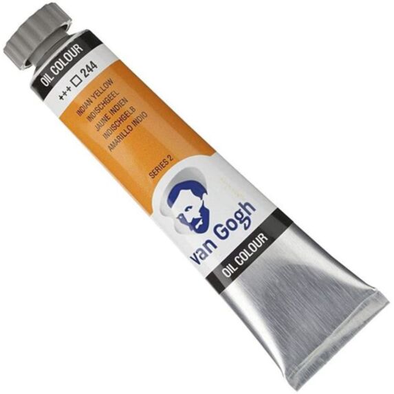 Peinture à l'huile tube 60ml jaune oxyde transparent 265  - VAN GOGH