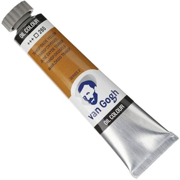 Peinture à l'huile tube 60ml jaune azo citron 267  - VAN GOGH