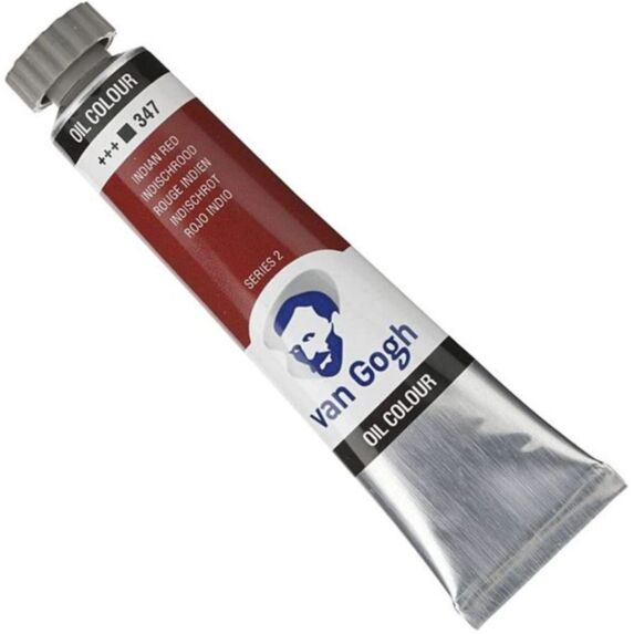 Peinture à l'huile tube 60ml rouge de cadmium foncé  306  - VAN GOGH