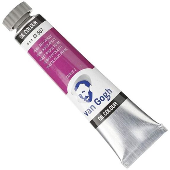 Peinture à l'huile tube 60ml laque de garance clair 327  - VAN GOGH