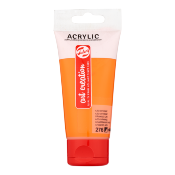 Peinture acrylique Orange Azo 276 75ml - TALENS ART CREATION