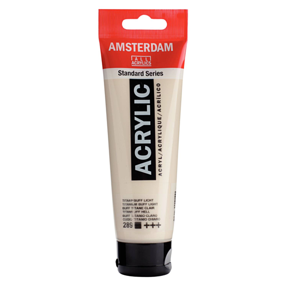Peinture acrylique Standard Series Buff Titane Clair 289 120ml - AMSTERDAM